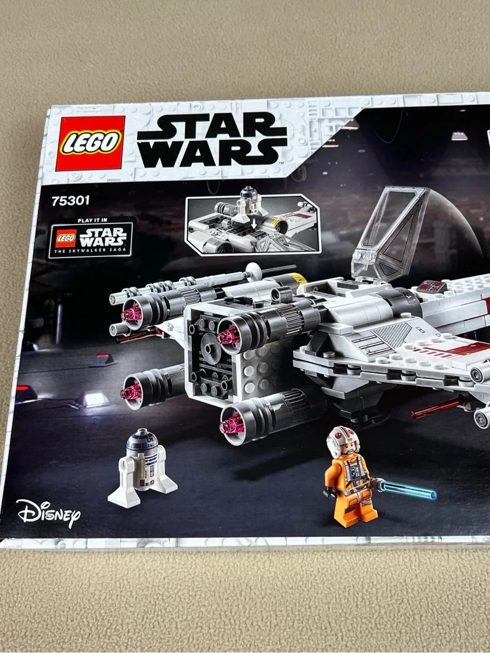 Lego Star Wars Luke Skywalker's X-Wing Fighter, Leia, R2, 474pcs. 75301, RETIRED